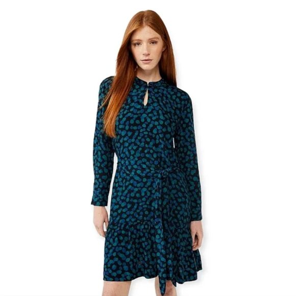 free assembly Tiered Belted Mini Dress - Picture 3 of 14